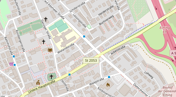 Personaldienstleister auf Karte