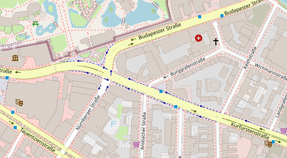 Personalberater auf Satellitenbild