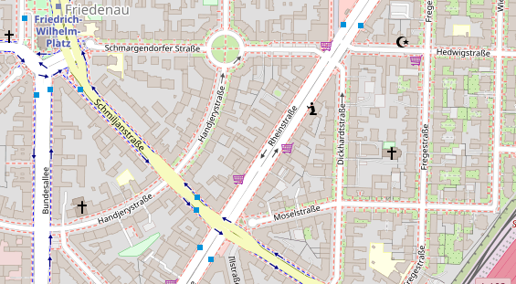 Personaldienstleister auf Karte