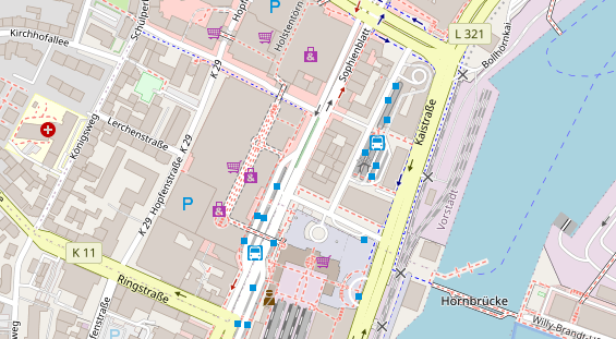 Personaldienstleister auf Karte
