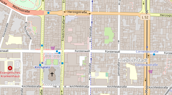 Personalberater auf Satellitenbild