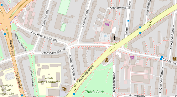 Personaldienstleister auf Karte