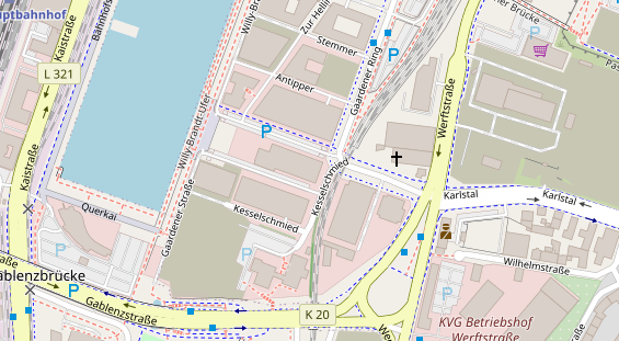 Personaldienstleister auf Karte