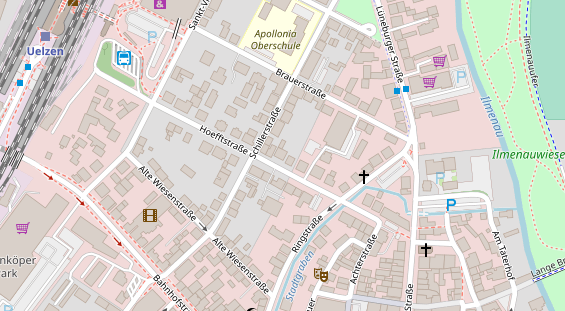 Personaldienstleister auf Karte