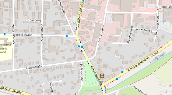 Personaldienstleister auf Karte