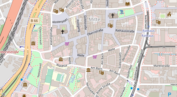 Personaldienstleister auf Karte