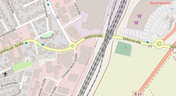 Personaldienstleister auf Karte