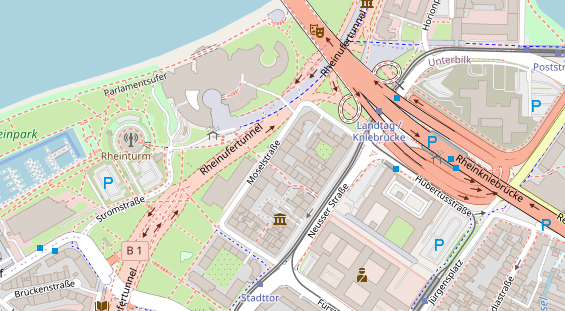 Personalberater auf Satellitenbild