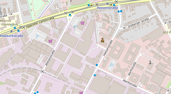 Personaldienstleister auf Karte