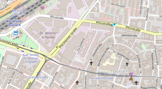 Personaldienstleister auf Karte