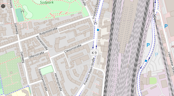 Personaldienstleister auf Karte
