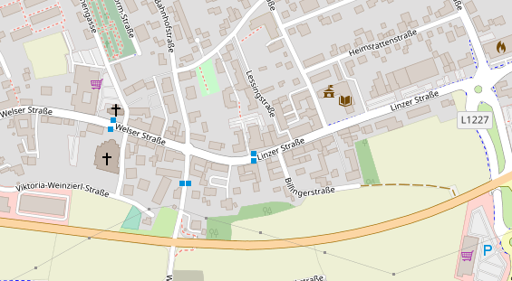 Personaldienstleister auf Karte