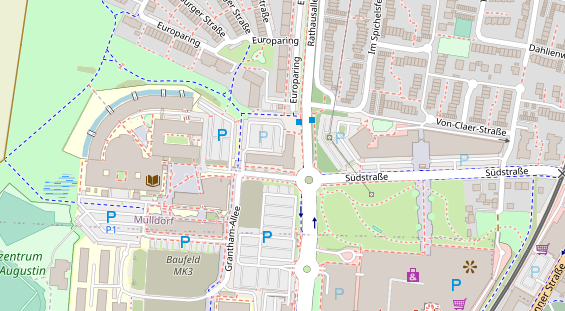 Personalberater auf Satellitenbild