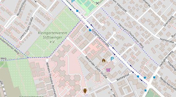 Personaldienstleister auf Karte