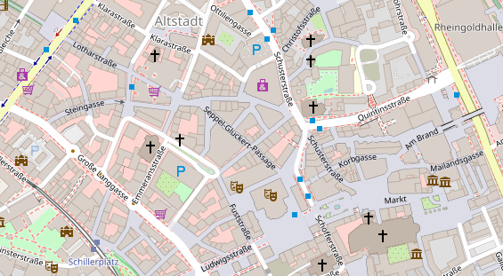 Personaldienstleister auf Karte