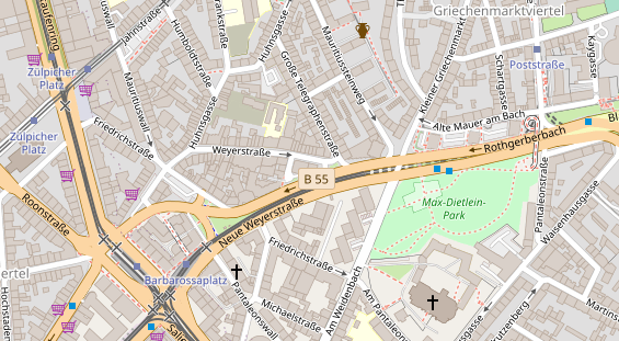 Personaldienstleister auf Karte