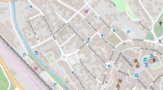 Personaldienstleister auf Karte