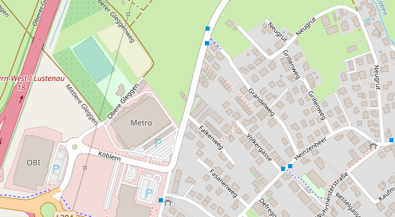 Personalberater auf Satellitenbild