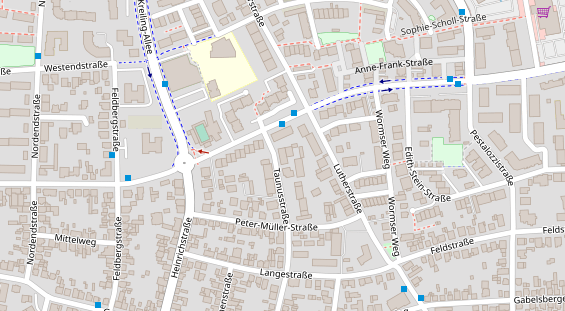 Personaldienstleister auf Karte