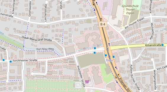 Personaldienstleister auf Karte