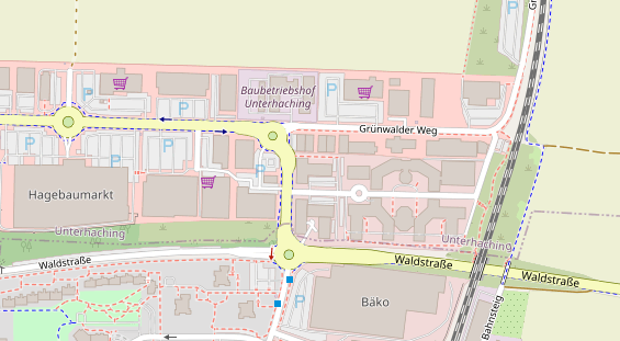 Personalberater auf Satellitenbild